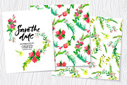 Wedding watercolor floral kit, an Invitation Template by Vera Holera (Thumbnail 1 of 2)