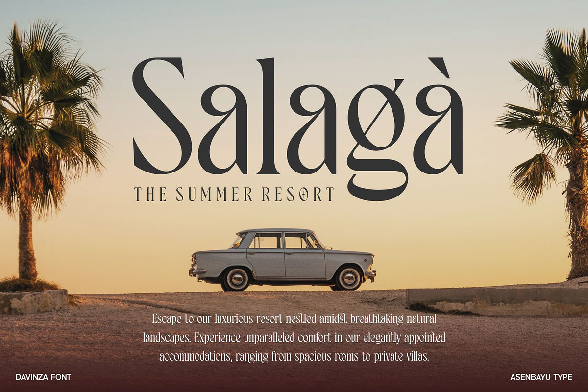 Davinza - Elegant Serif Font, a Serif Font by Asenbayu (Photo 7 of 14)