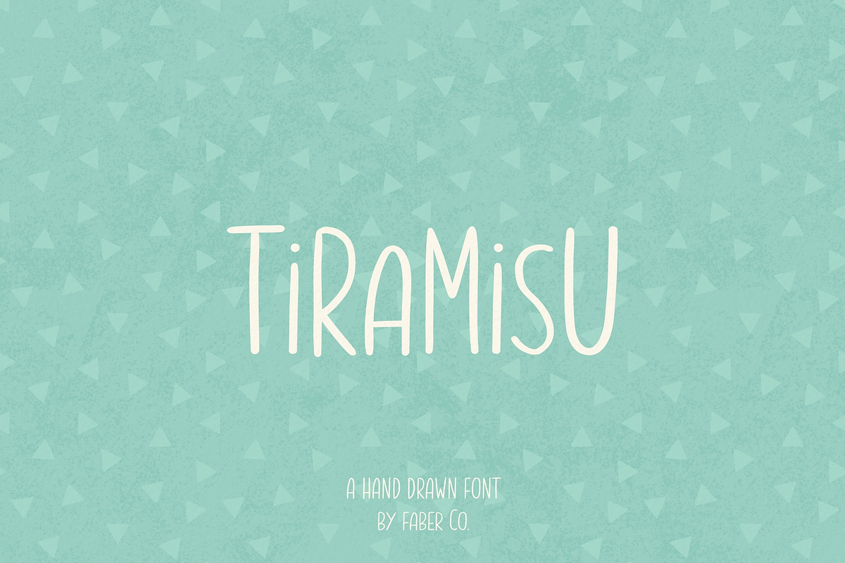Tiramisu | Handwritten Font, a Sans Serif Font by Faber Co. (Photo 1 of 6)