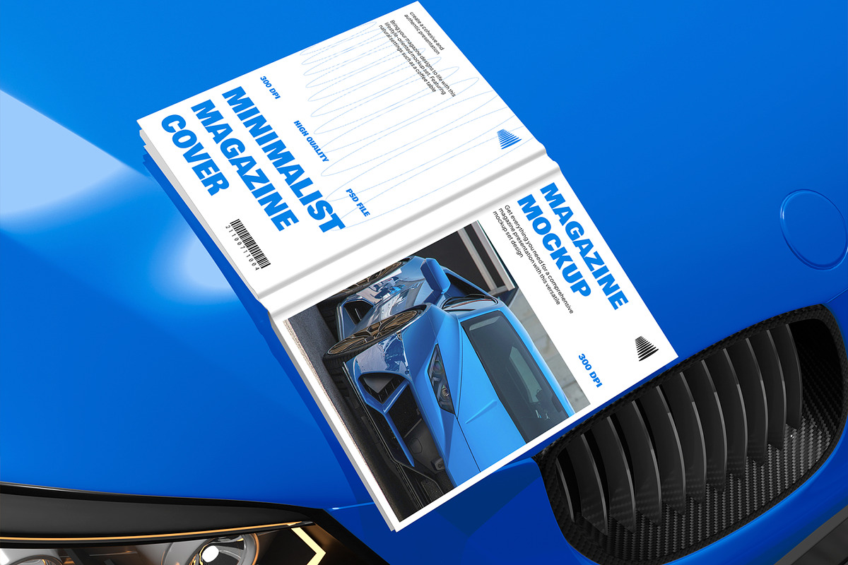 Magazine Mockup, a Merchandise Mockup by Unerispace (Photo 3 of 5)