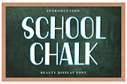 School Chalk, a Script Font by FreshTypeINK (Thumbnail 1 of 8)