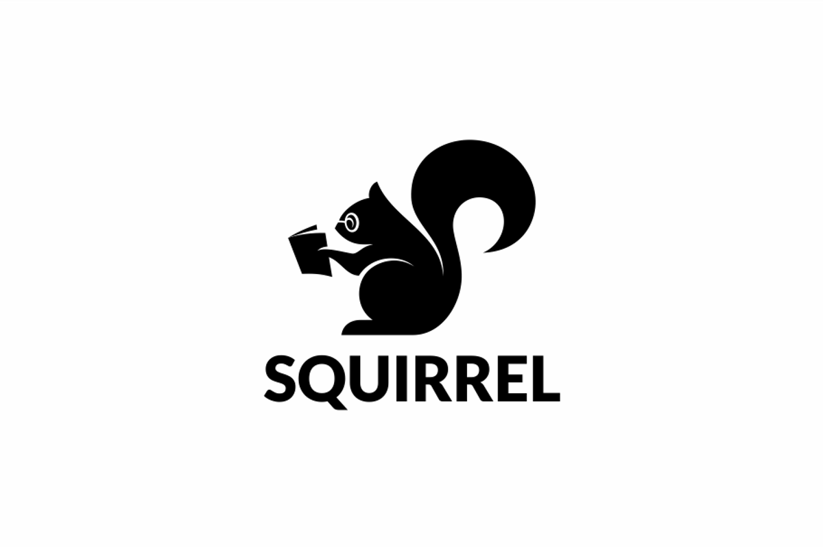 Smart Squirrel Logo Illustration, a Branding & Logo Template by yopie (Photo 3 of 3)