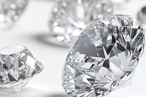Diamonds on white surface, a Photo by Beautiful things
