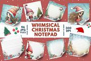 Whimsical Christmas Notepads, a Stationery Template by Traveling Designer (Thumbnail 1 of 4)