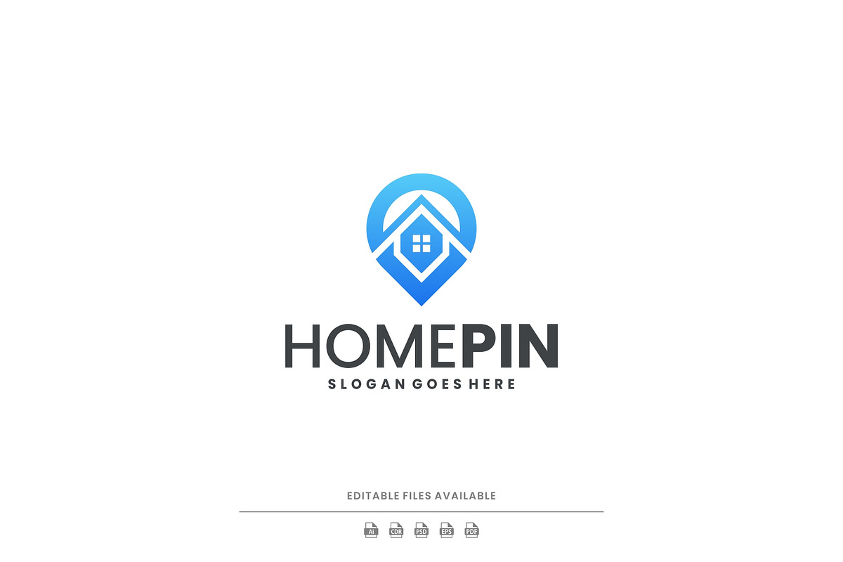 Gradient Modern Home Location Logo, a Branding & Logo Template by Artnivora.Std (Photo 1 of 3)