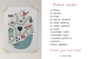 City map creator. Kid's collection, an Illustration by Guvi-Design (Thumbnail 2 of 15)