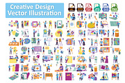 50+ Creative Design Illustrations, an Illustration by Vector Portal (Thumbnail 1 of 6)