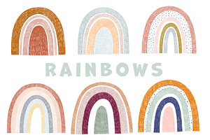Rainbows - digital set