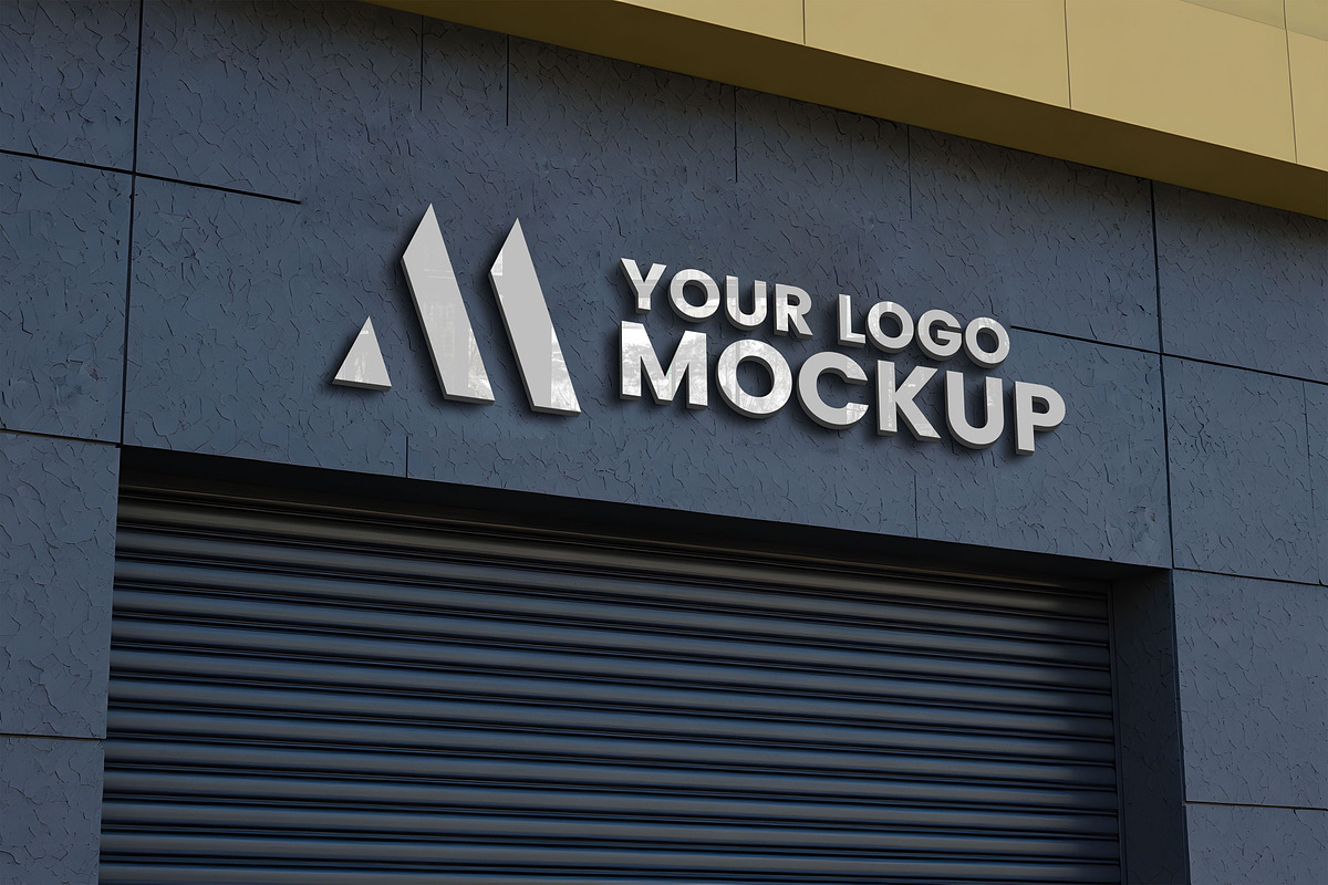 Logo Mockup Facade Sign, a Mockup by GenesisCreativeCo (Photo 1 of 3)