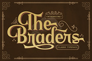 Braders A Classic Typeface Font, a Serif Font by Storytype Studio (Thumbnail 1 of 17)