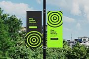 High Quality Flag Mockup, an Advertising Mockup by AKMAL STUDIO (Thumbnail 3 of 5)