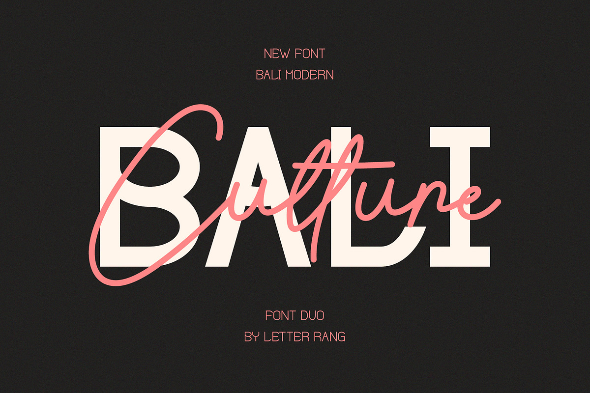 Bali Culture Font Duo, a Sans Serif Font by Lightsense (Photo 1 of 13)