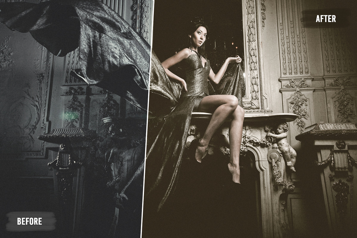 50 Classic Noir LUT Collection, a Plug-in Add-On by Eldamar Studio (Photo 4 of 5)