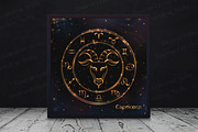 SET / GOLDEN ZODIAC SIGNS / VECTOR, an Animal Illustration by Nadin_Lebedeva (Thumbnail 15 of 17)