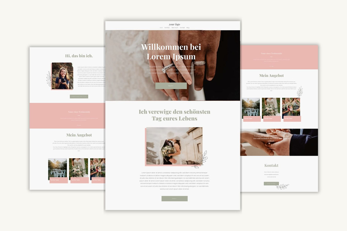 Wix Website Template | Portfolio, a Wix Template by Visulize Design Studio (Photo 2 of 6)
