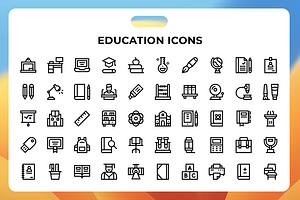 Education Icons, an Icon by Wencory