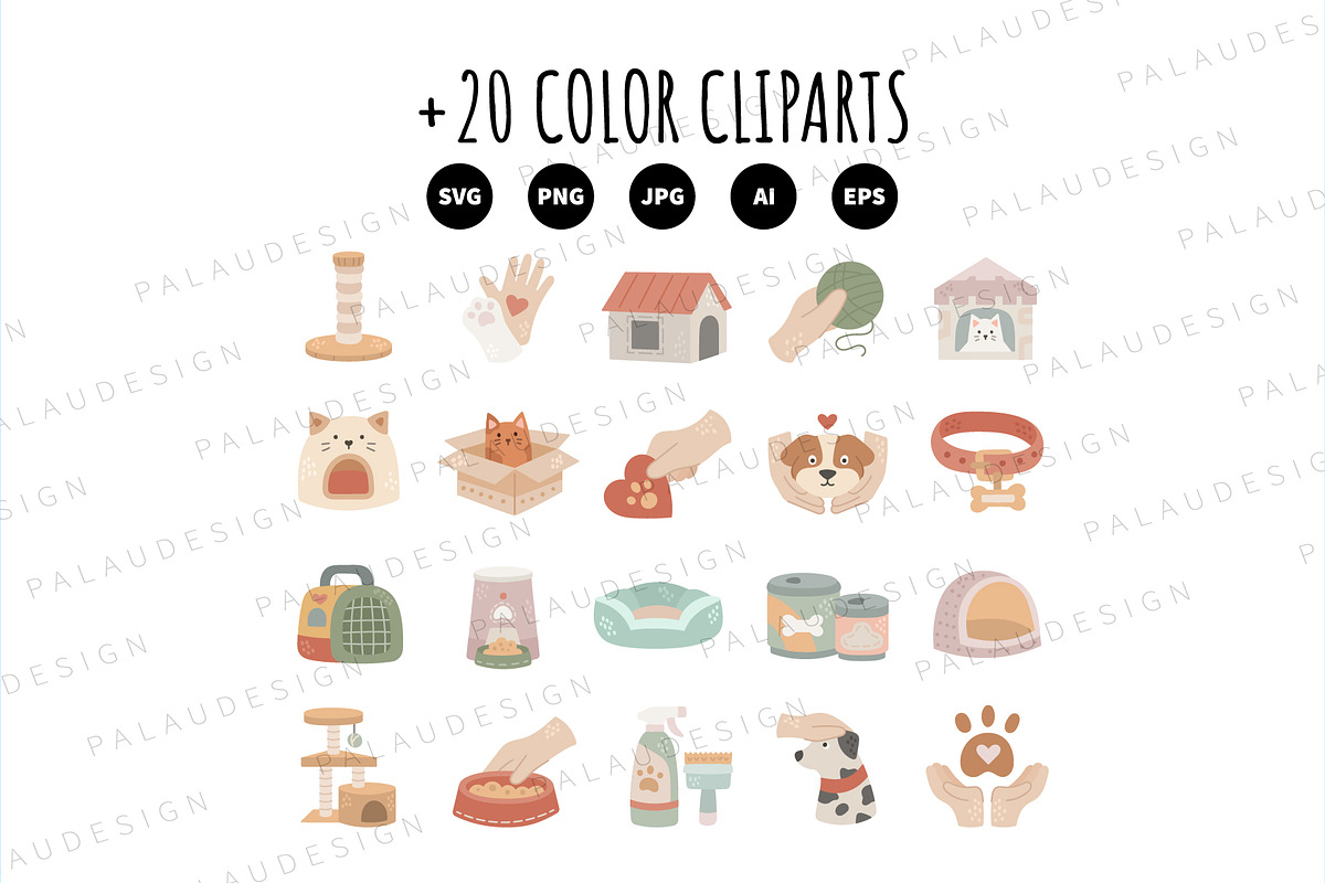 Pet Care Elements, an Animal Illustration by Palau (Photo 8 of 10)