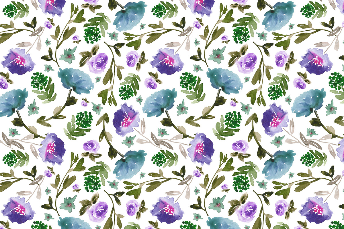 Purple, blue and green, a Pattern Graphic by Anya-D (Photo 3 of 3)