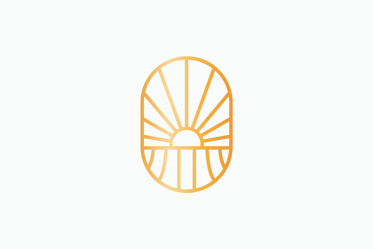 Abstract Dawn Logo Linear Gold, a Branding & Logo Template by Signatoro (Photo 2 of 3)