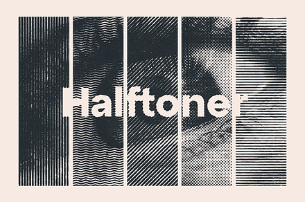 Halftoner - 5 Retro Halftone Effects