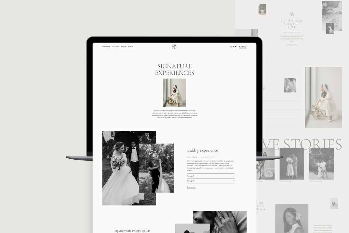 Website Template Squarespace: Dahlia, a Squarespace Template by Candor Templates (Photo 4 of 18)