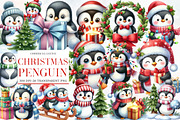 Christmas Penguin clipart, an Illustration by Designworld (Thumbnail 1 of 6)