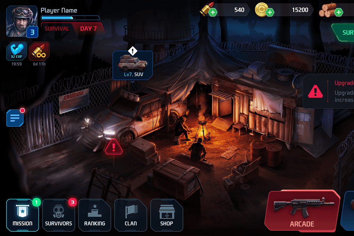 GUI Pro - Survival Clean, an UI Kit Template by LAYERLAB (Photo 20 of 69)