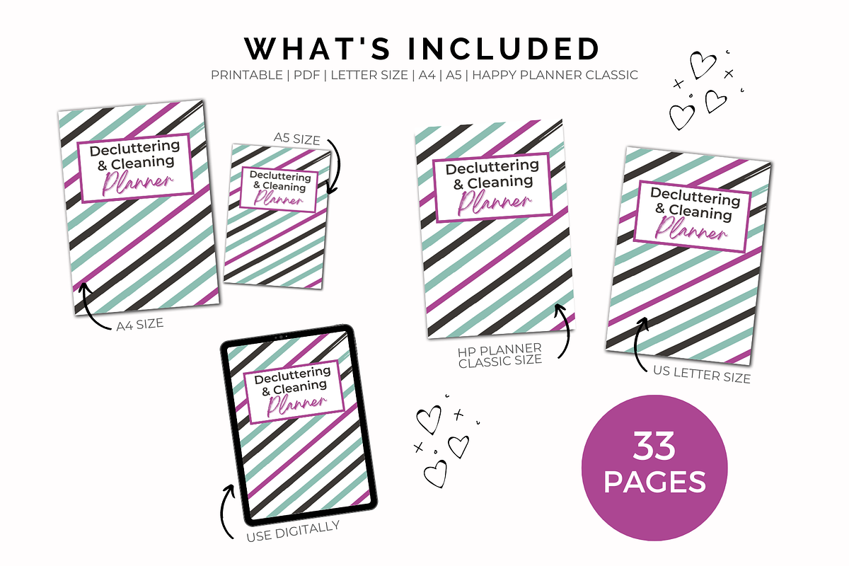 Decluttering Planner - Printable