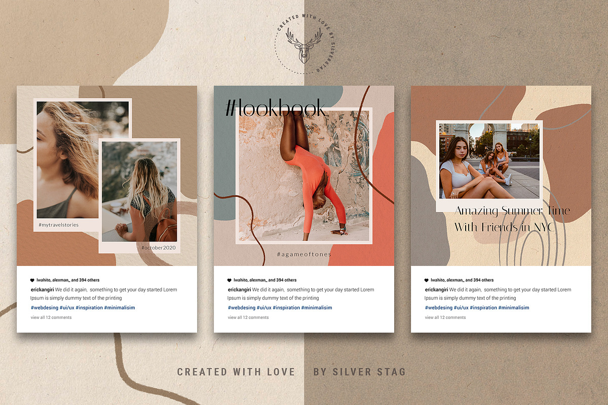 #InstaCool Instagram Posts & Stories, a Social Media Template by SilverStag Type Foundry (Photo 25 of 28)