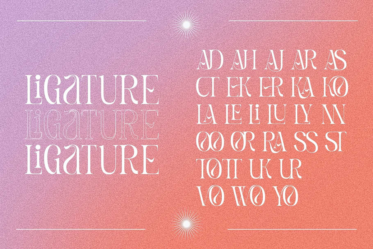 Argaka Fashion - Modern Serif, a Serif Font by Nirmana Visual (Photo 6 of 10)