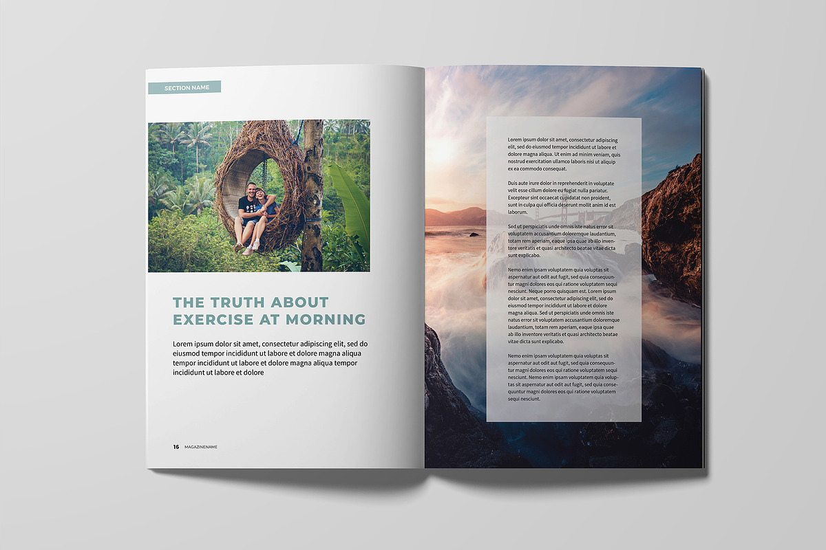 Travel Magazine Template, a Magazine Template by xtratimebd (Photo 4 of 9)