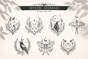 Heartful Animals - Tattoo Vector Set, an Object Illustration by Christine Krahl (Thumbnail 10 of 16)