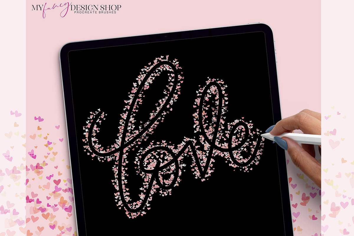Procreate Valentine Brush Set, a Brush Add-On by My Fancy Design Shop (Photo 8 of 11)