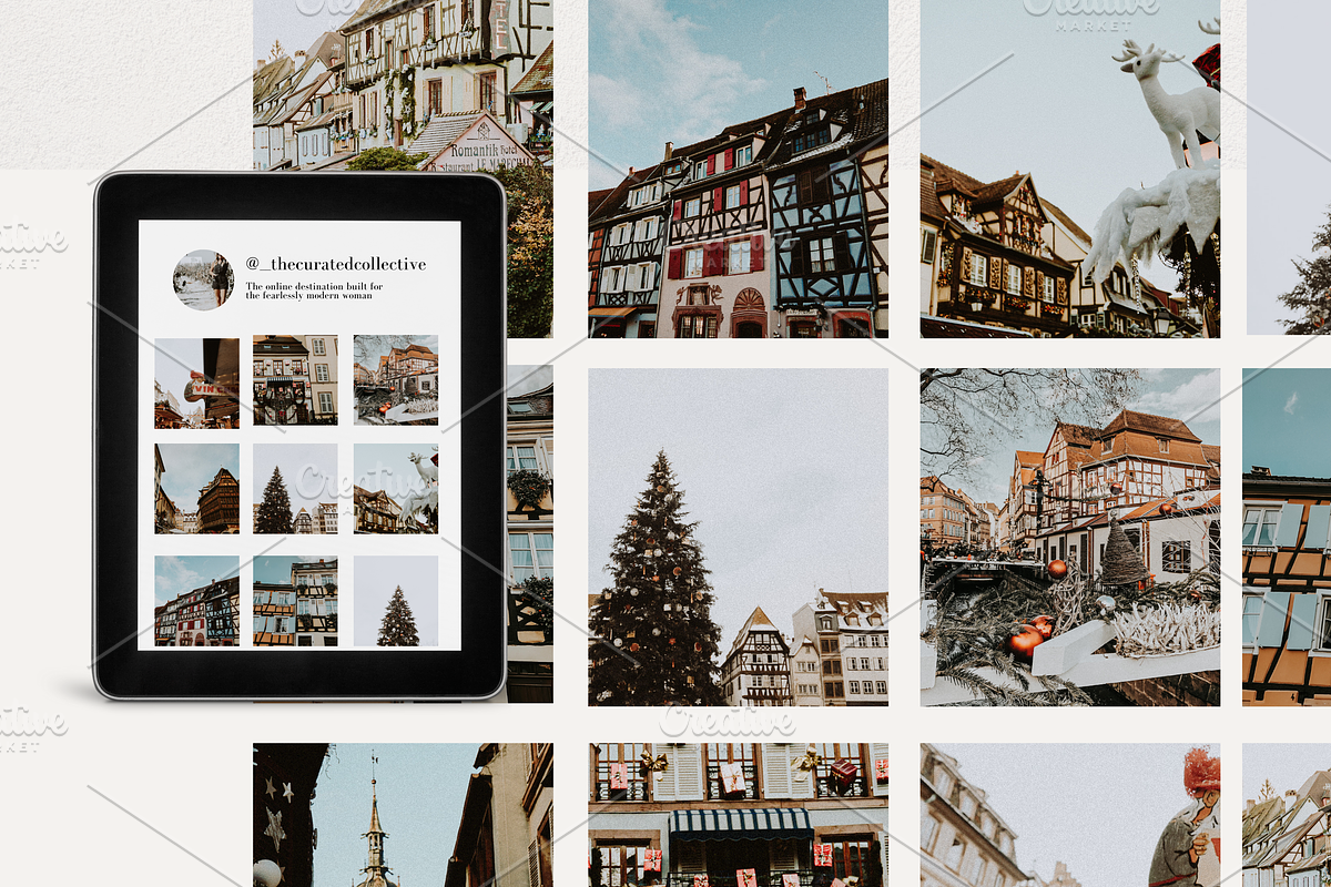 Christmas Market Stock Photo Bundle, a Holiday Photo by Le Maison Bohem (Photo 1 of 5)