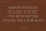 BD Holiday & Picnic, a Slab Serif Font by Brandear Design (Thumbnail 8 of 16)