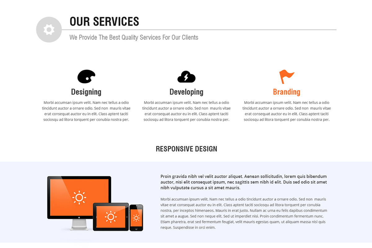 Bright - Single Page PSD Template, a Websites & App Template by Metrothemes (Photo 5 of 5)
