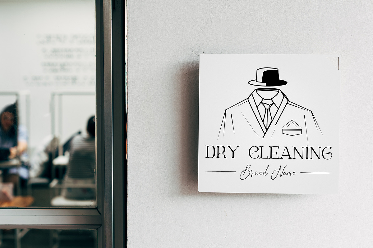 Dry Cleaning Logo Design, a Branding & Logo Template by YUDesignStore (Photo 3 of 5)