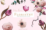 Digital Floristry - Vintage Romance, an Illustration by Create The Cut (Thumbnail 4 of 5)