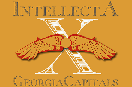 Georgia Capitals, a Serif Font by Intellecta Design