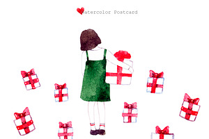 Watercolor Holiday Cards