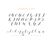 Mostter Script, a Script Font by vuuuds (Thumbnail 6 of 6)