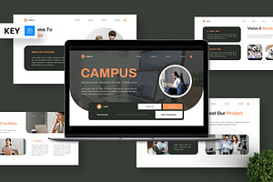 Campus - Education Keynote, a Presentation Template by Deepslide Studio