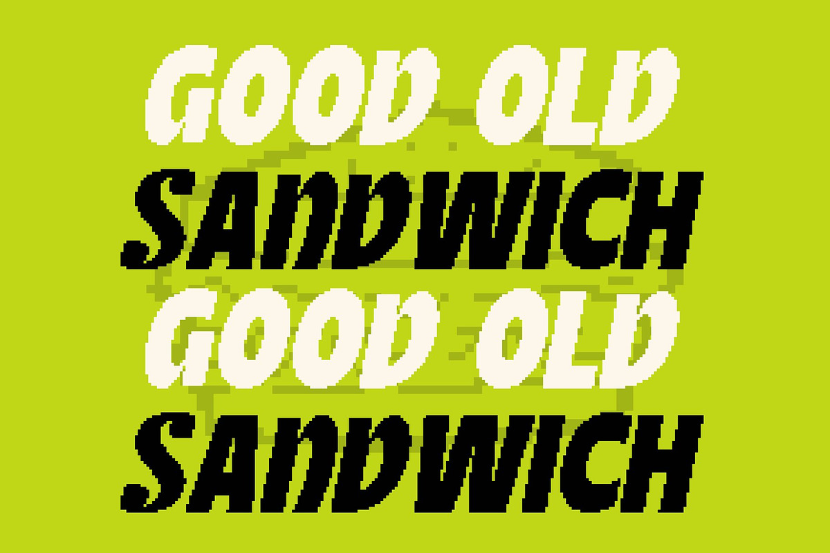 CS Rihana Pixel, a Sans Serif Font by Craft Supply Co. (Photo 5 of 8)