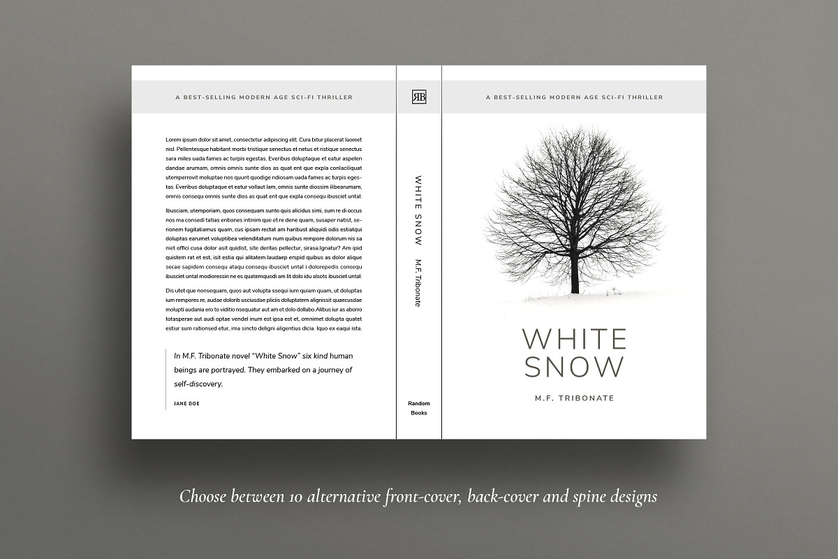 Modern Sans Book Template, a Magazine Template by Ruben Stom (Photo 7 of 13)
