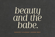 Mindstay - Elegant Vintage Serif, a Serif Font by Letterhend Studio (Thumbnail 3 of 9)