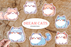 Dream Cats Sticker Pack