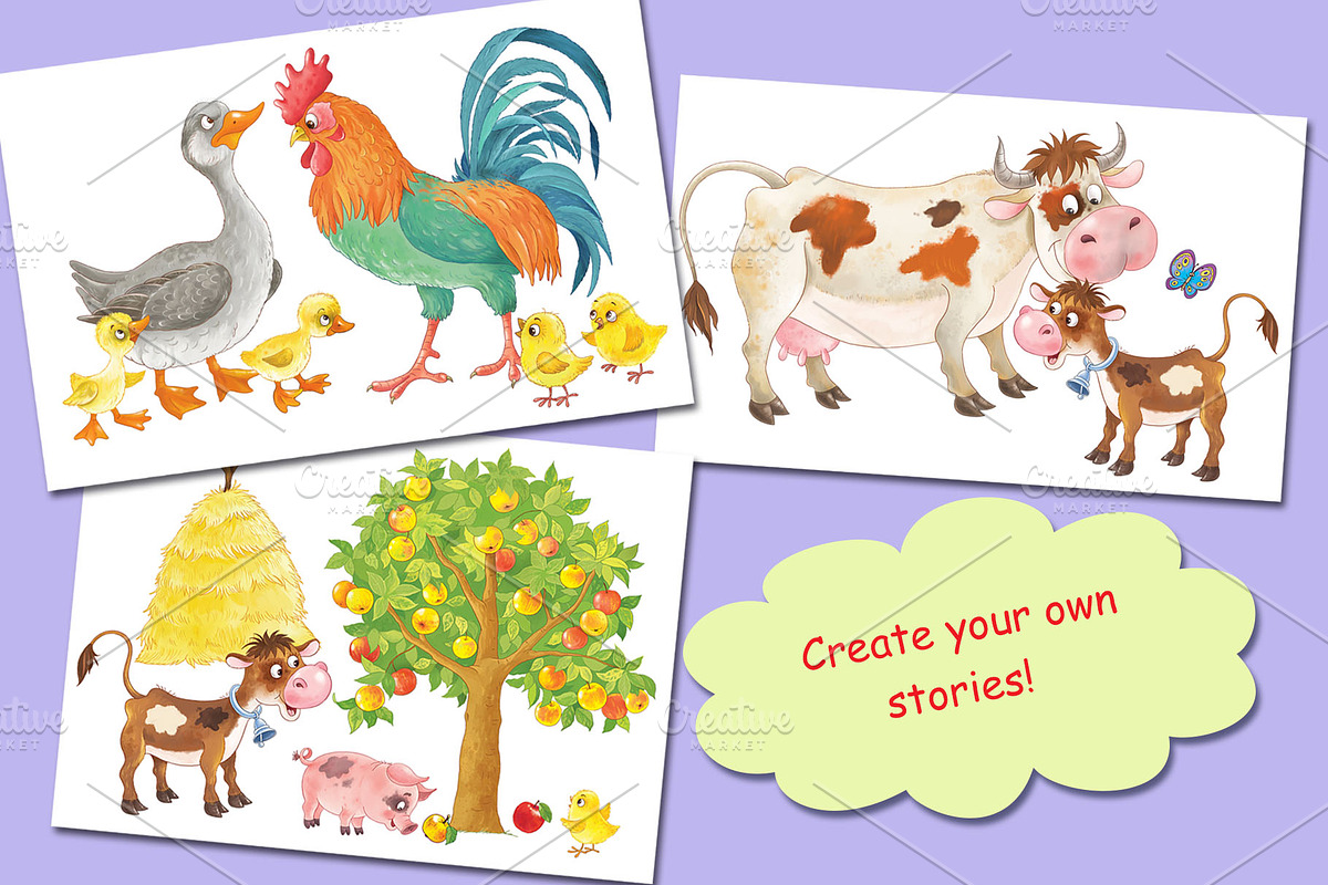 At The Farm - Part1, an Animal Illustration by Haso (Photo 9 of 10)