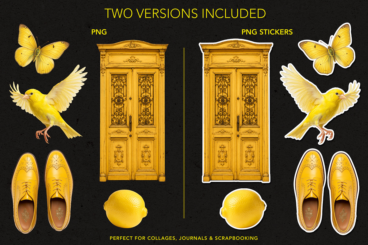 Everything Yellow Clipart Collection, an Object Graphic by IrinaCzaran (Photo 4 of 7)