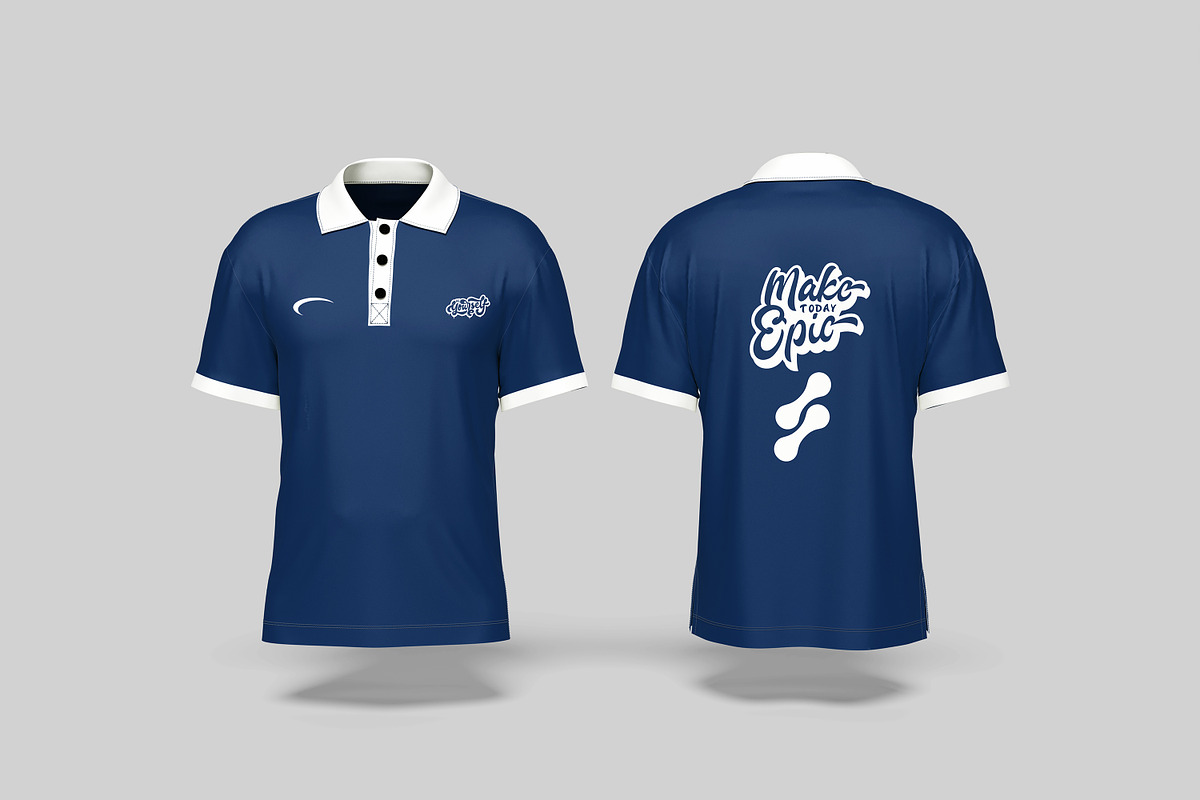 Polo Shirt Mockup, a Shirt Mockup by AnasStudio (Photo 3 of 5)