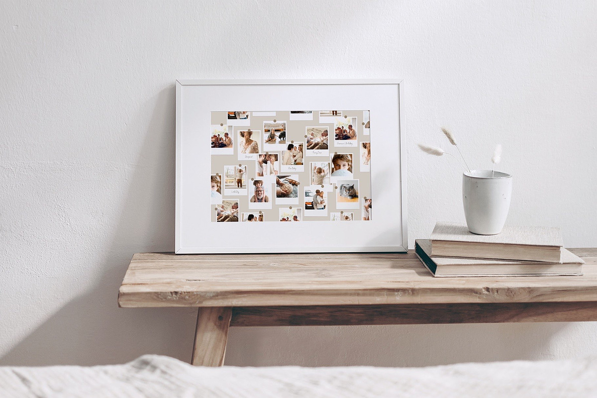 Polaroid Photo Collage Template, a Social Media Template by DesignerCandies (Photo 4 of 5)